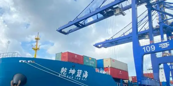 海浚口到汕头到青岛集装箱内贸海运航线正式开通